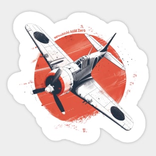 Mitsubishi A6m Zero Sticker